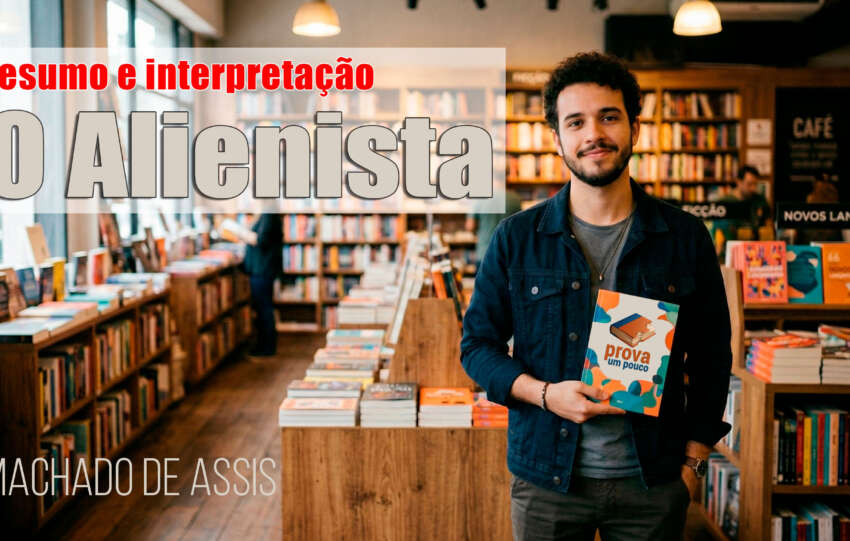 Capa do livro O Alienista