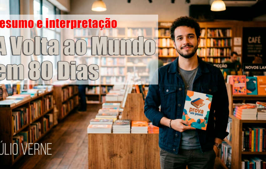 Capa A Volta ao Mundo em 80 Dias